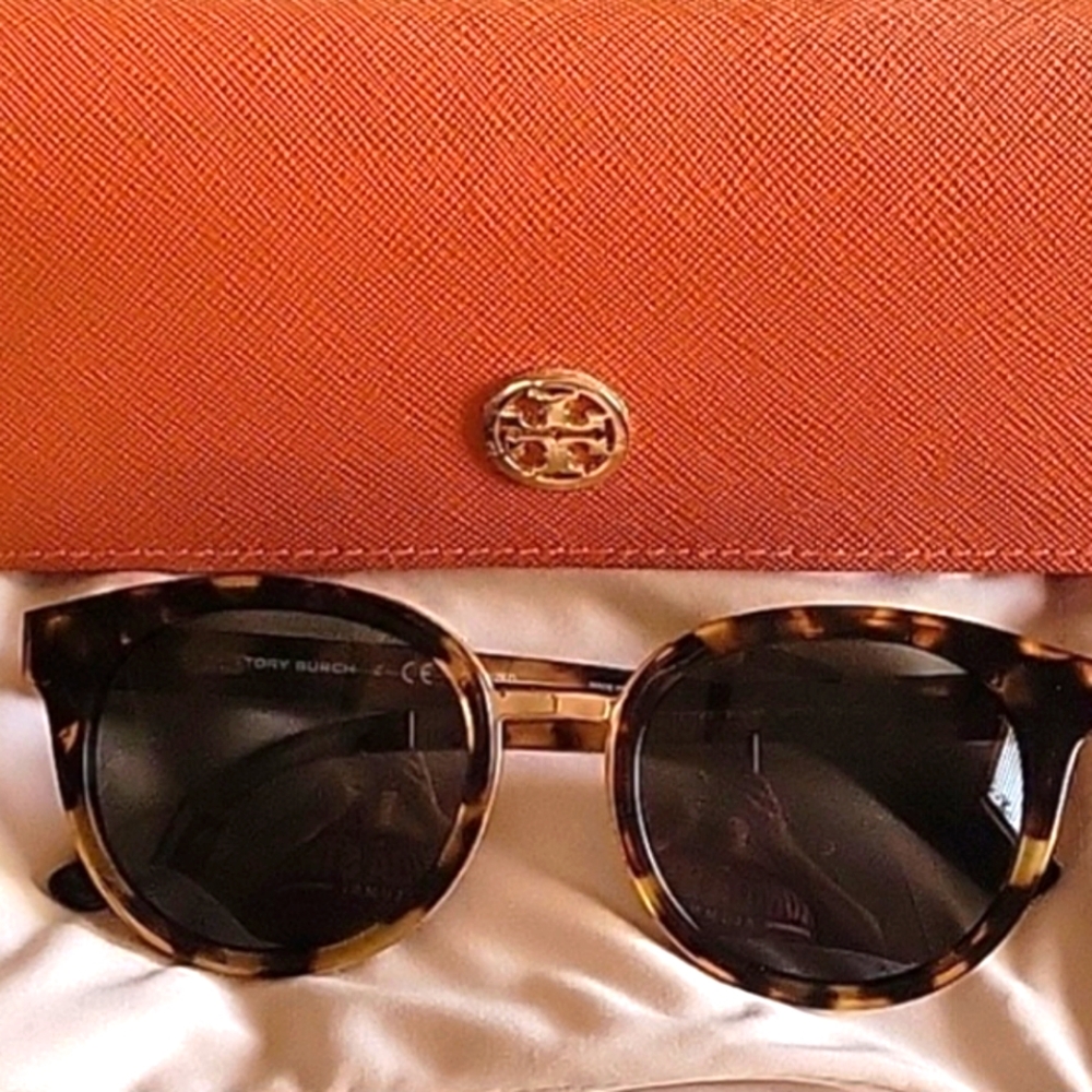 Tory Burch tortoise sunglasses